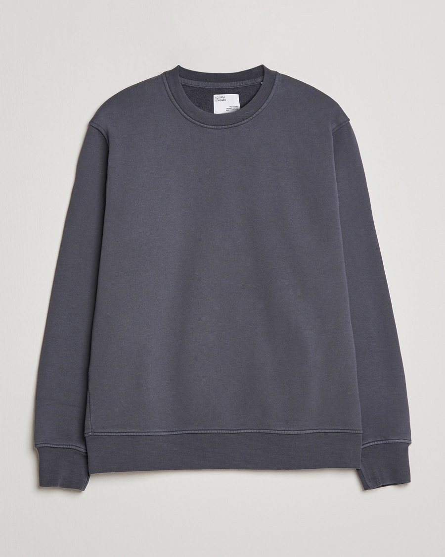 Herre | Trøjer | Colorful Standard | Classic Organic Crew Neck Sweat Lava Grey