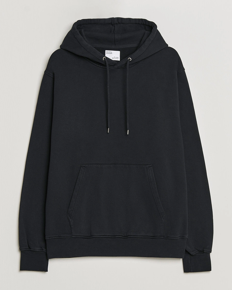Herre | Trøjer | Colorful Standard | Classic Organic Hood Deep Black
