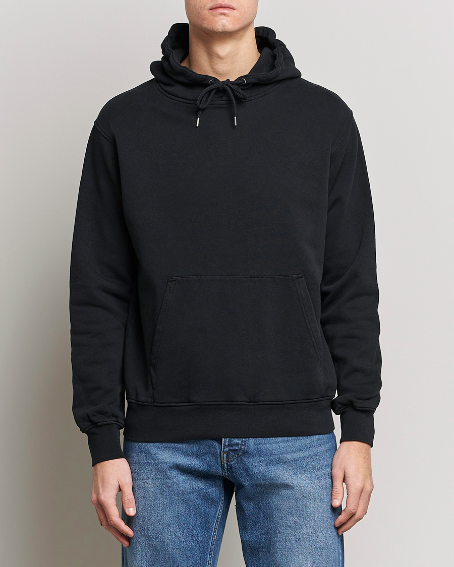 Herre | Trøjer | Colorful Standard | Classic Organic Hood Deep Black