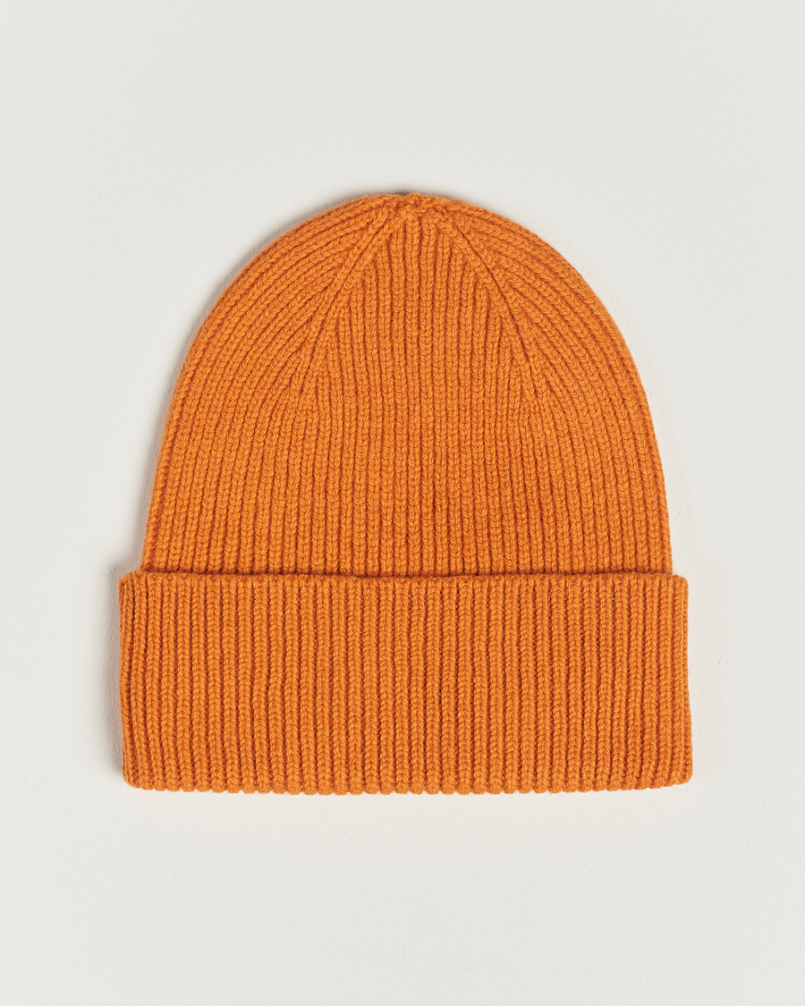 Herre | Colorful Standard Merino Wool Beanie Burned Orange | Colorful Standard | Merino Wool Beanie Burned Orange