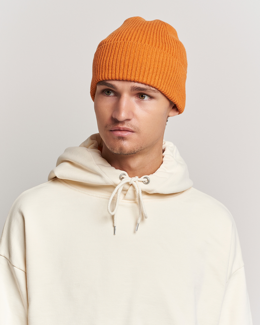 Herre | Colorful Standard Merino Wool Beanie Burned Orange | Colorful Standard | Merino Wool Beanie Burned Orange