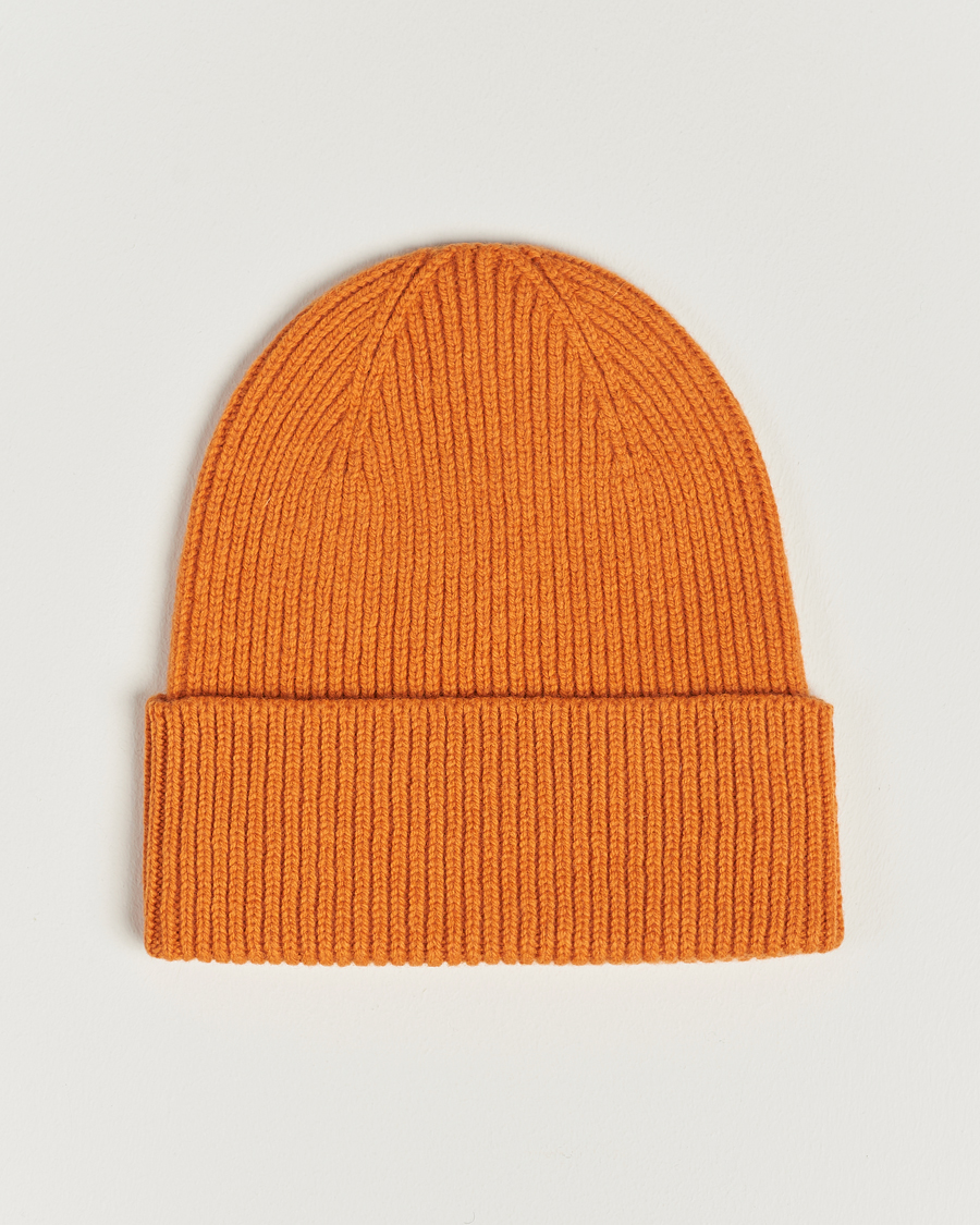 Herre | Colorful Standard Merino Wool Beanie Burned Orange | Colorful Standard | Merino Wool Beanie Burned Orange