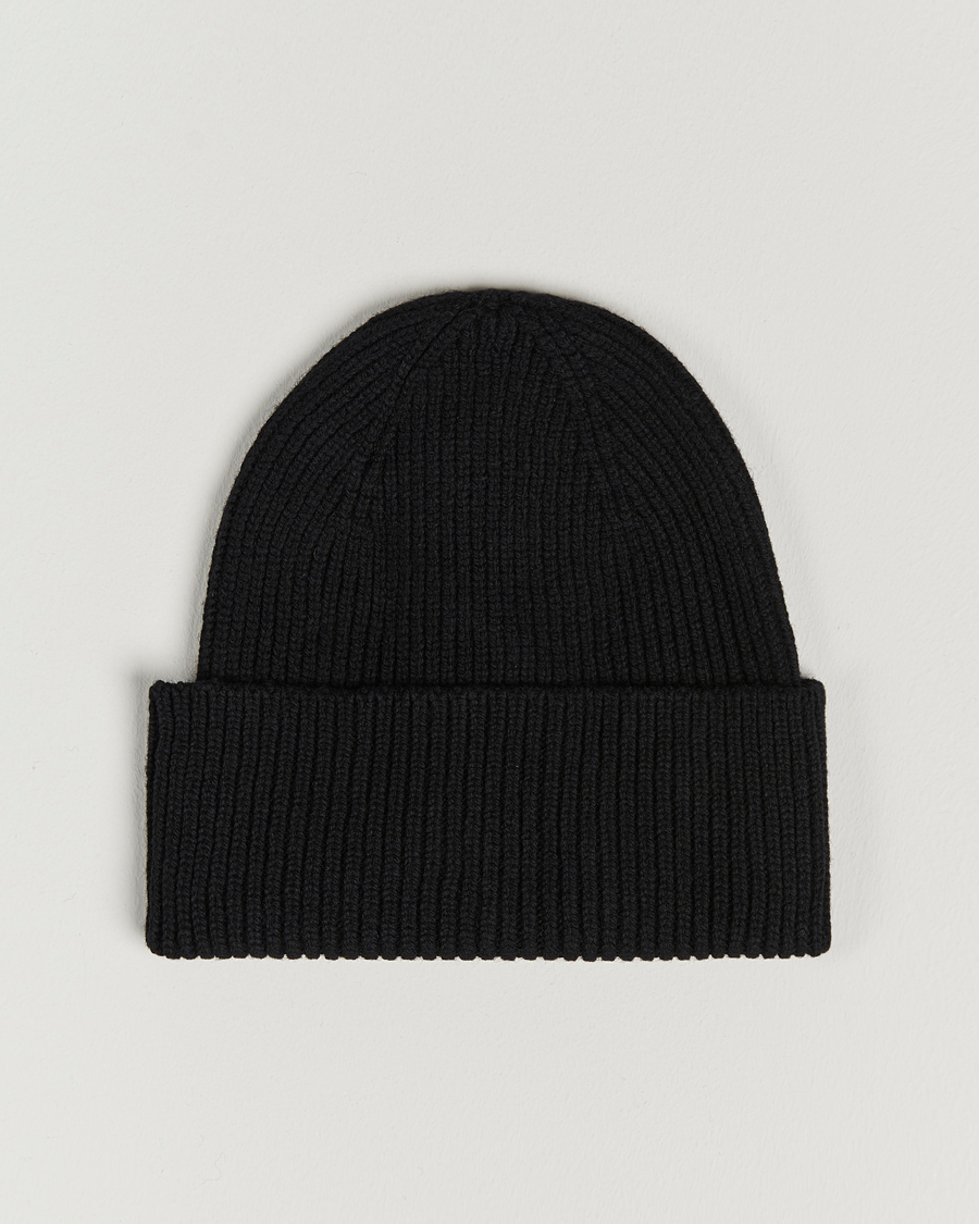 Herre | Huer | Colorful Standard | Merino Wool Beanie Deep Black