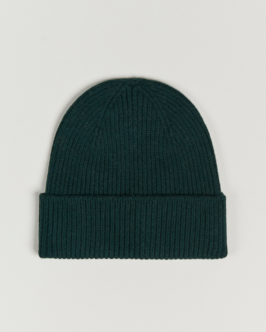 Herre | Colorful Standard Merino Wool Beanie Emerald Green | Colorful Standard | Merino Wool Beanie Emerald Green
