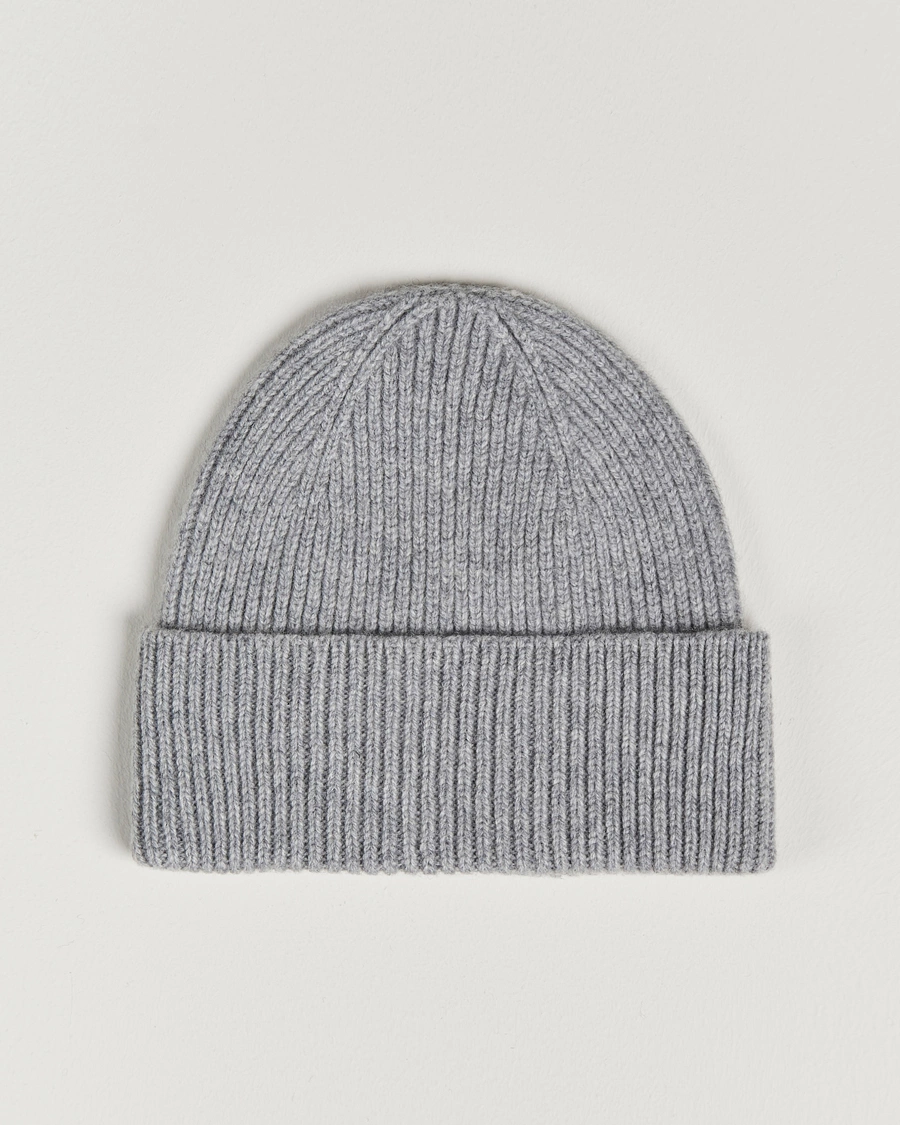 Herre | Huer | Colorful Standard | Merino Wool Beanie Heather Grey