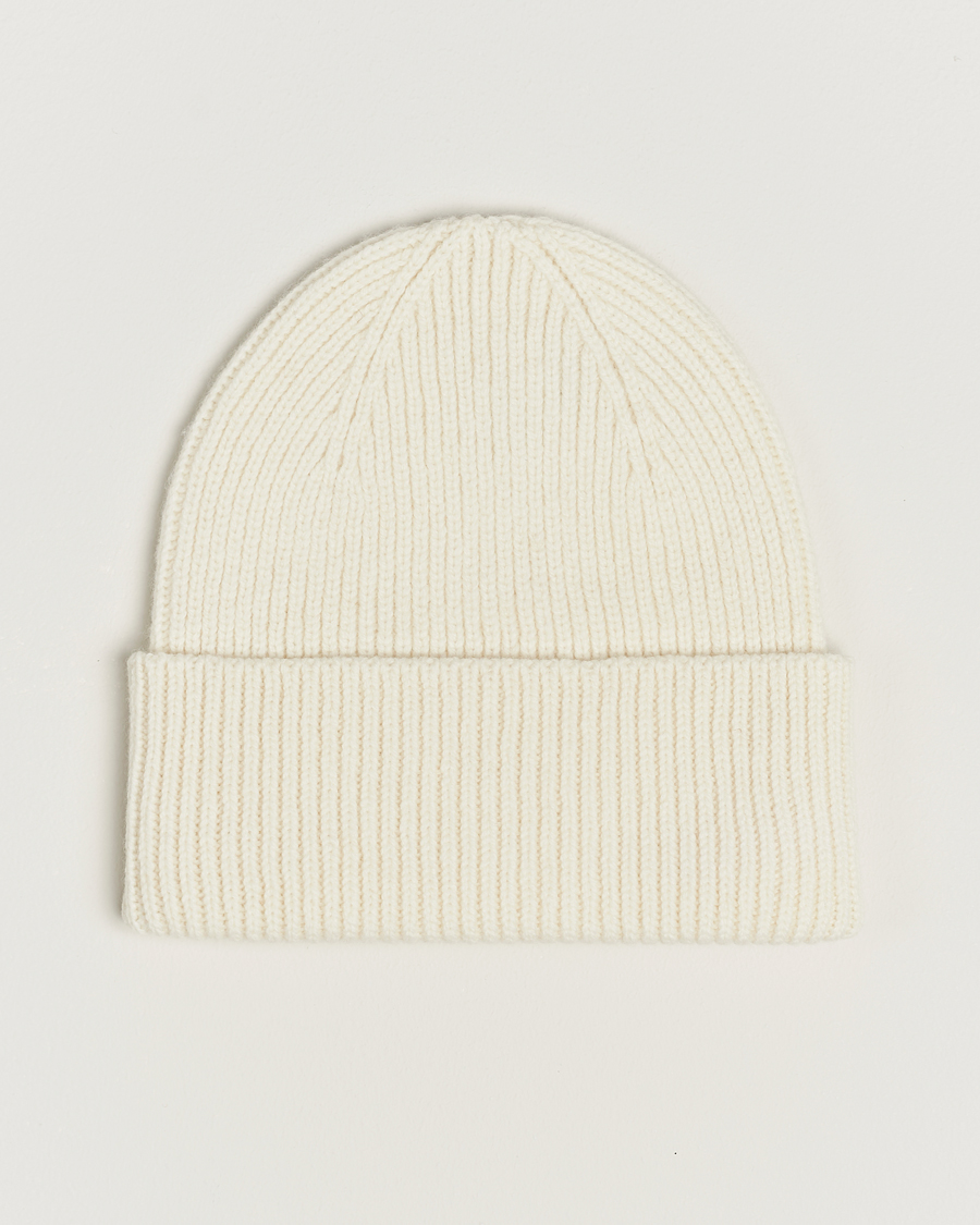 Herre | Huer | Colorful Standard | Merino Wool Beanie Optical White