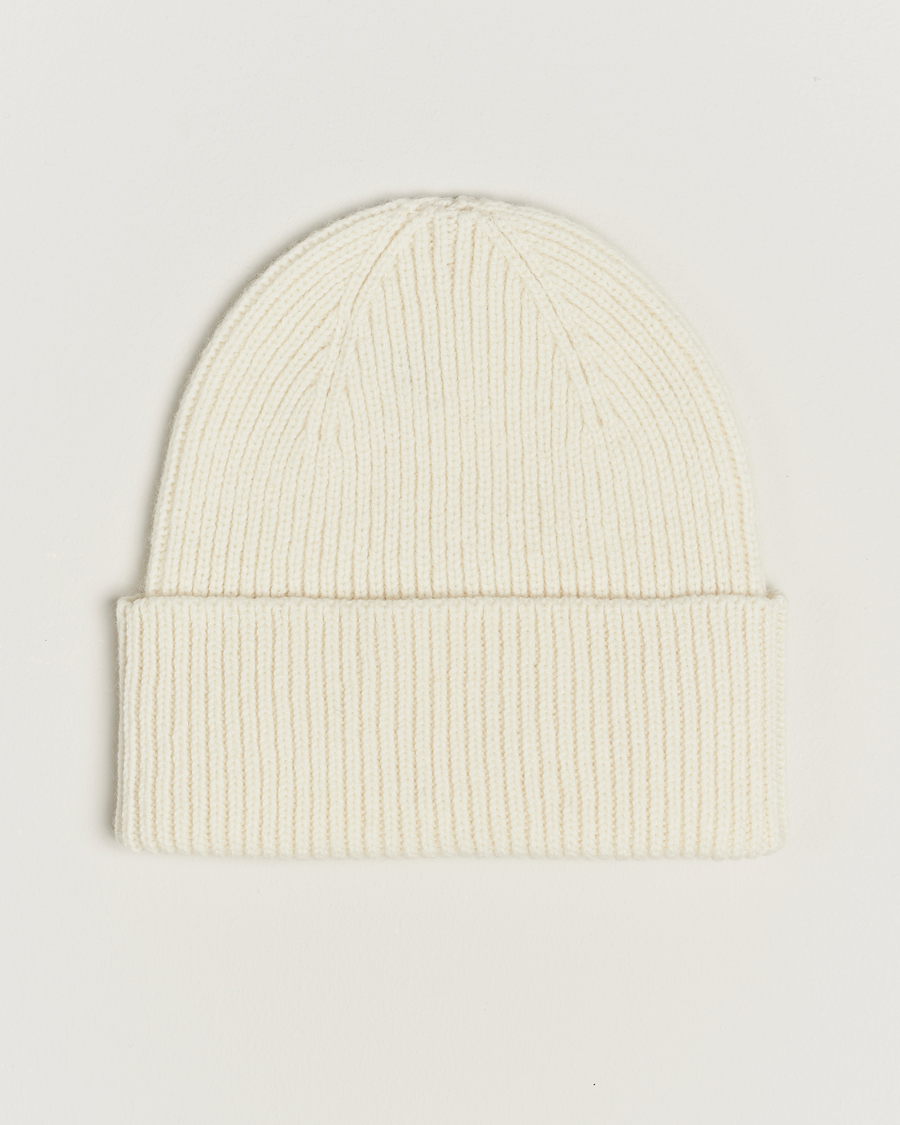 Herre | Huer | Colorful Standard | Merino Wool Beanie Optical White