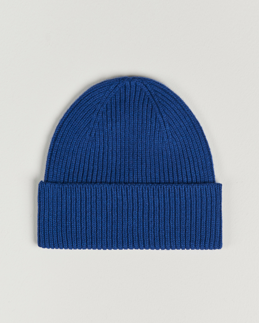 Herre | Colorful Standard Merino Wool Beanie Royal Blue | Colorful Standard | Merino Wool Beanie Royal Blue