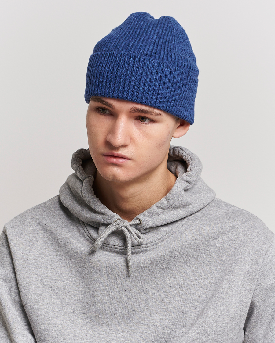 Herre | Colorful Standard Merino Wool Beanie Royal Blue | Colorful Standard | Merino Wool Beanie Royal Blue