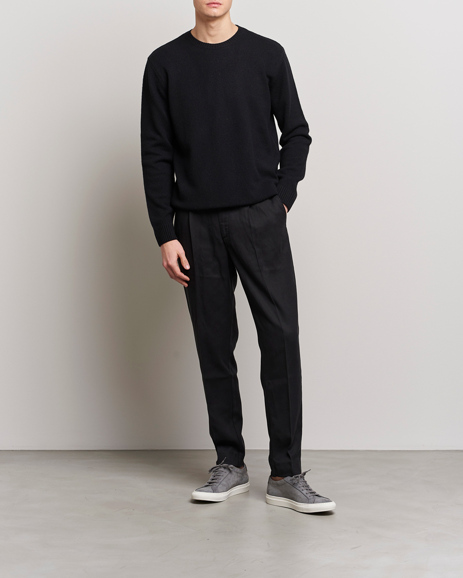 Herre | Trøjer | Colorful Standard | Classic Merino Wool Crew Neck Deep Black