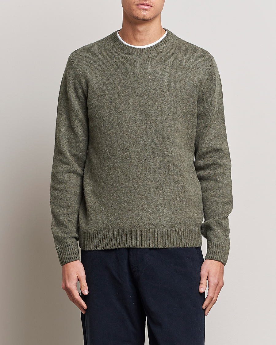 Herre | Colorful Standard | Colorful Standard | Classic Merino Wool Crew Neck Dusty Olive