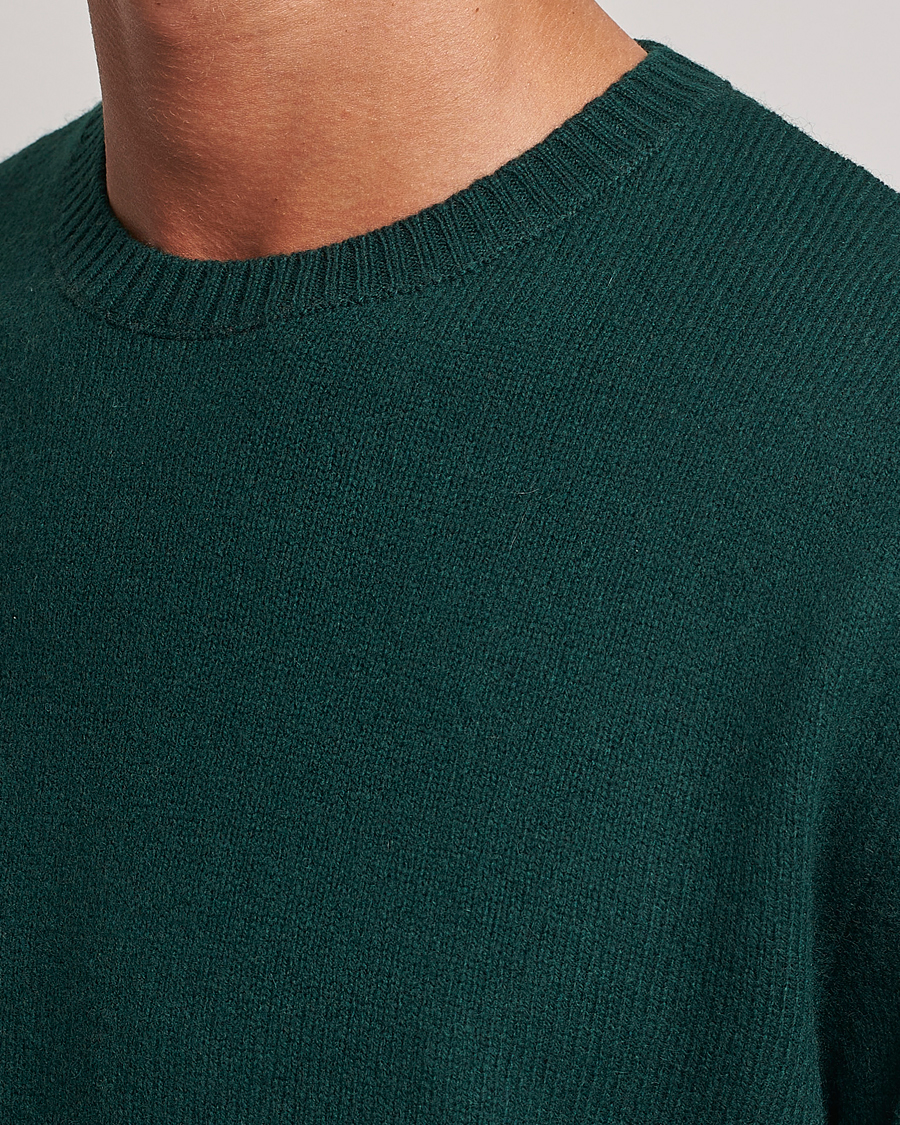 Herre | Trøjer | Colorful Standard | Classic Merino Wool Crew Neck Emerald Green