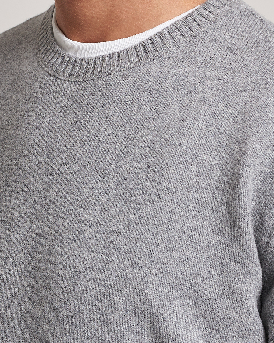 Herre | Trøjer | Colorful Standard | Classic Merino Wool Crew Neck Heather Grey