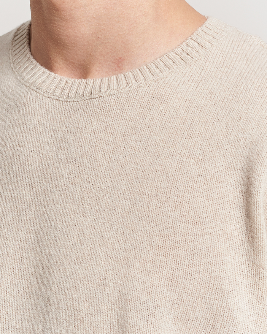 Herre | Trøjer | Colorful Standard | Classic Merino Wool Crew Neck Ivory White