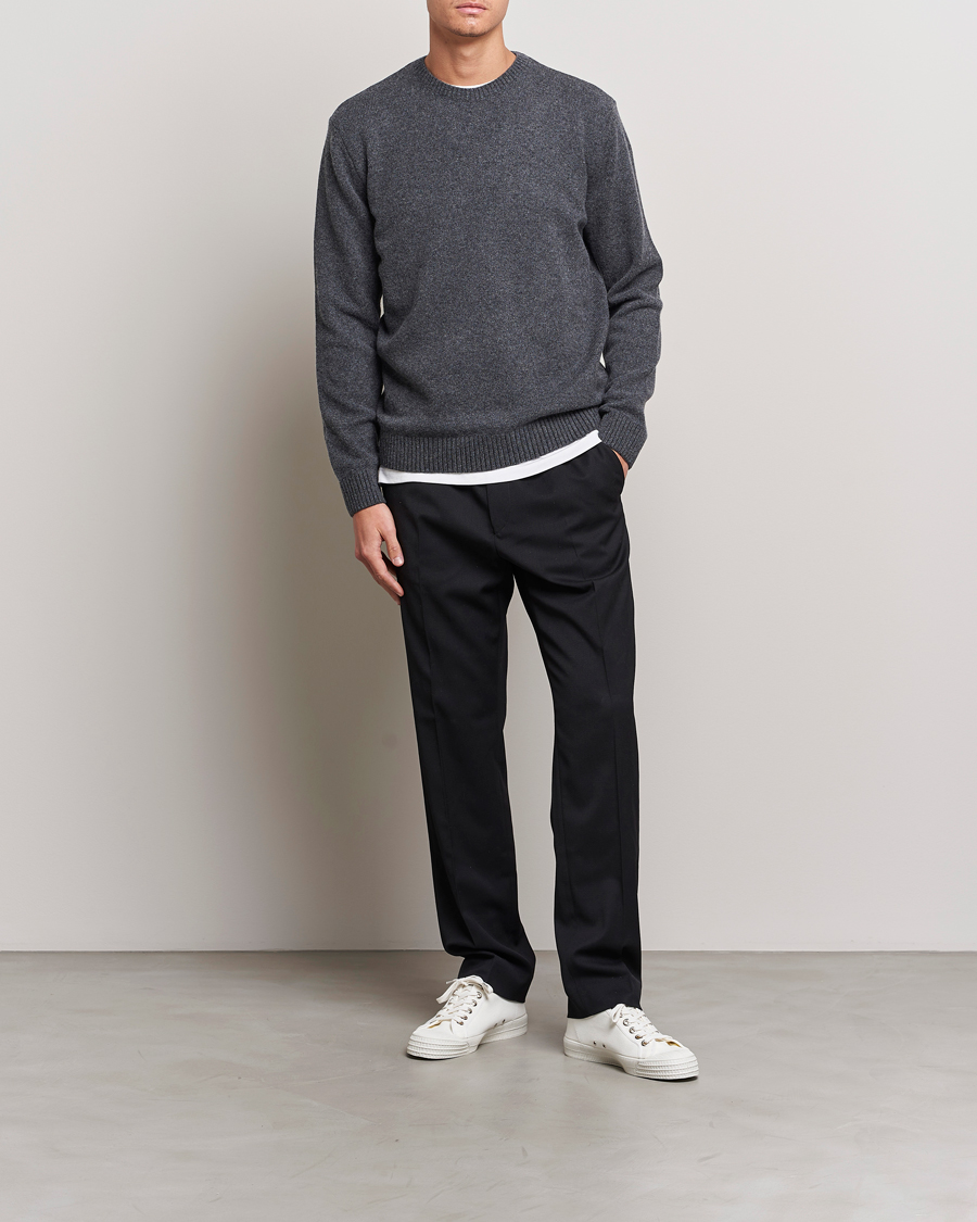 Herre | Trøjer | Colorful Standard | Classic Merino Wool Crew Neck Lava Grey