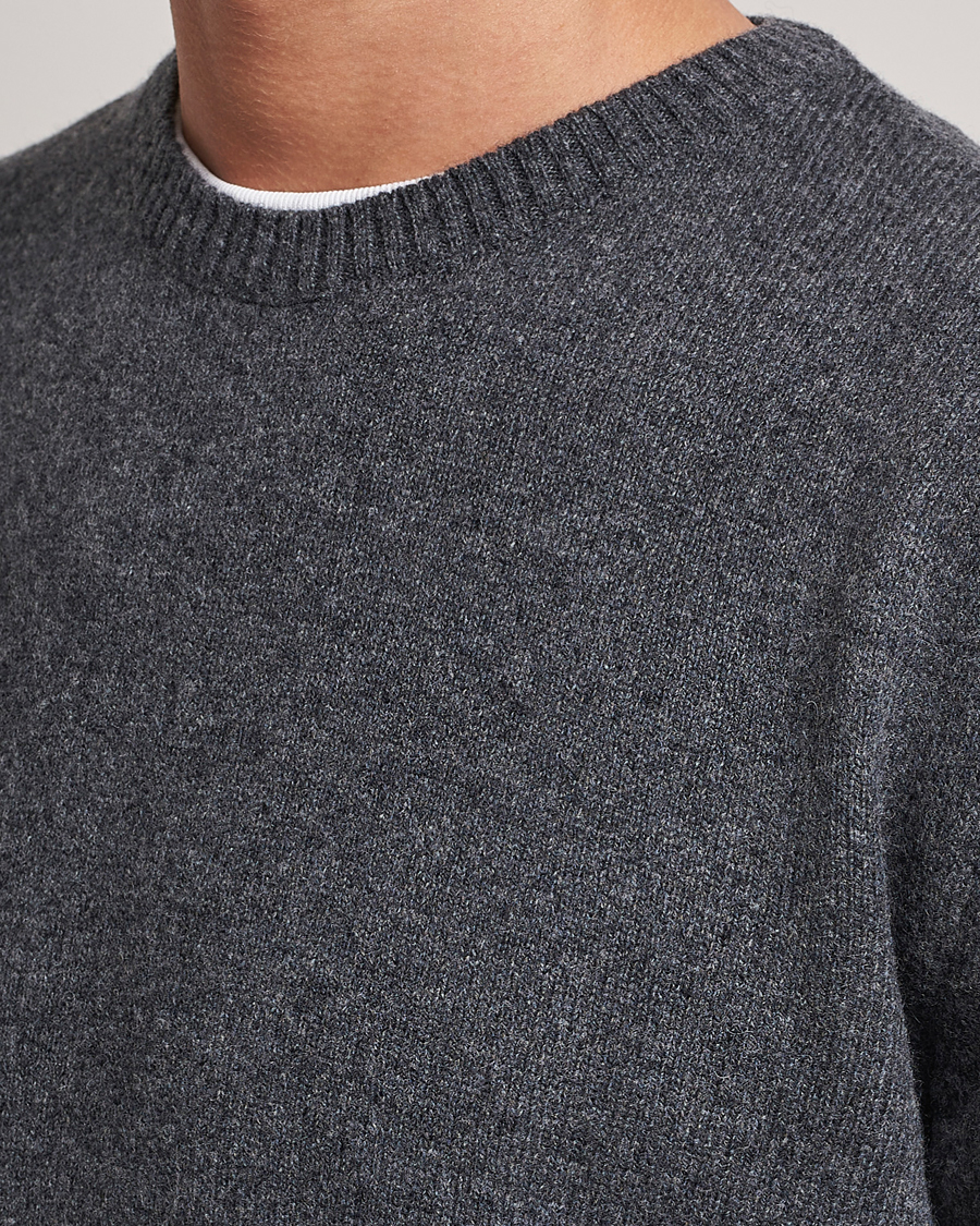 Herre | Trøjer | Colorful Standard | Classic Merino Wool Crew Neck Lava Grey