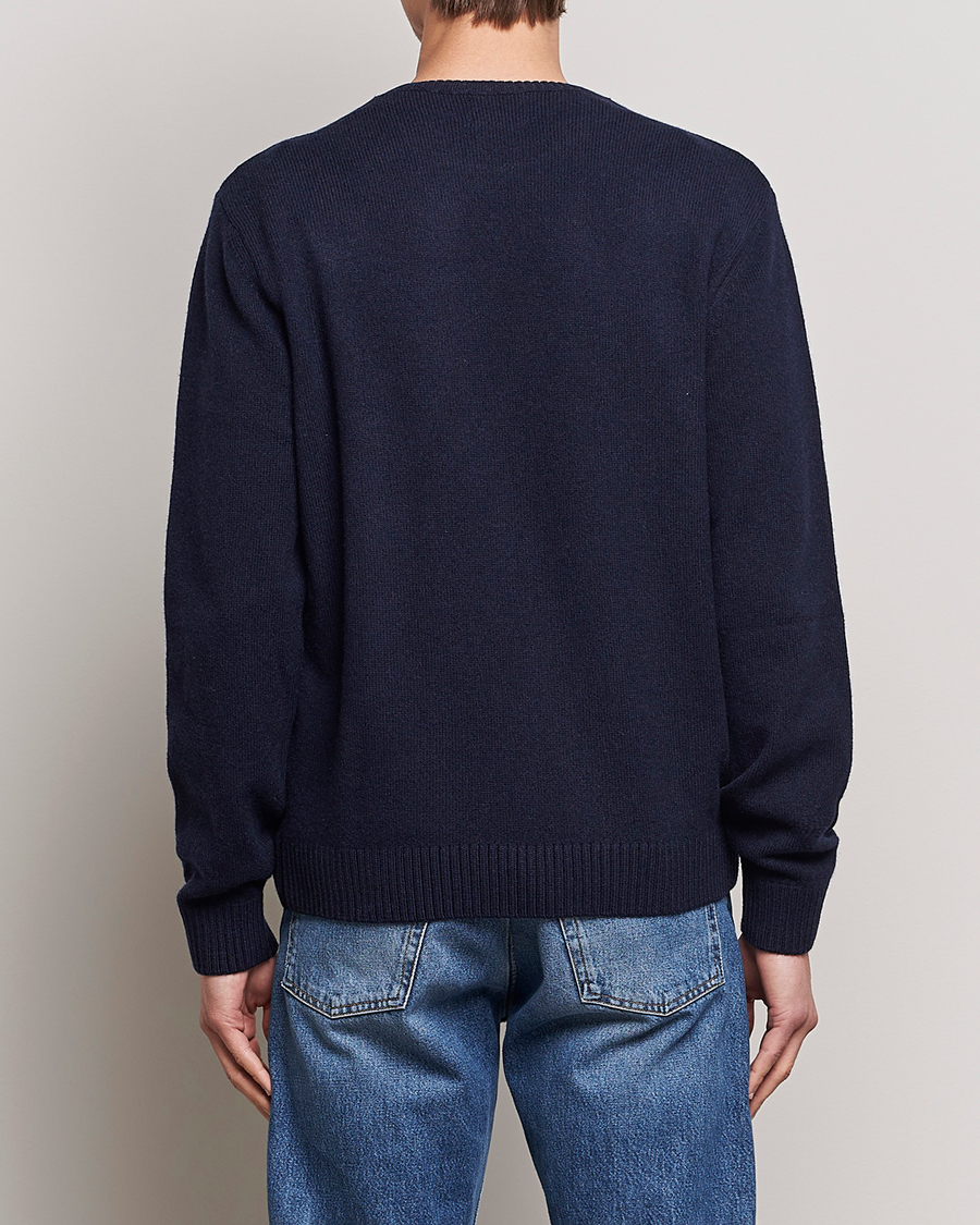 Herre | Trøjer | Colorful Standard | Classic Merino Wool Crew Neck Navy Blue