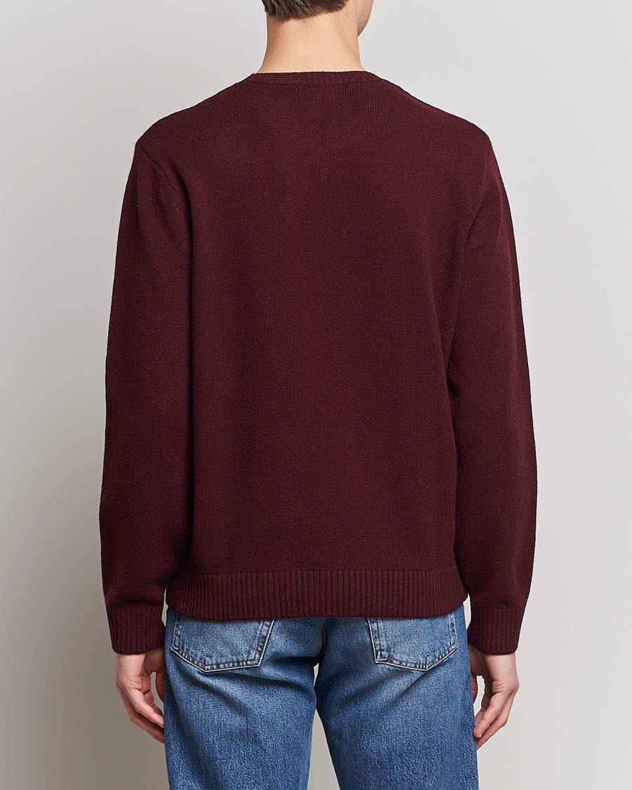 Herre | Trøjer | Colorful Standard | Classic Merino Wool Crew Neck Oxblood Red