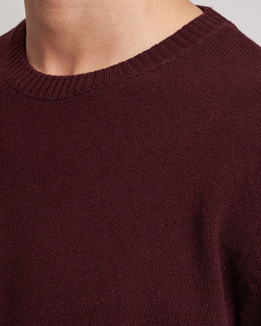 Herre | Trøjer | Colorful Standard | Classic Merino Wool Crew Neck Oxblood Red