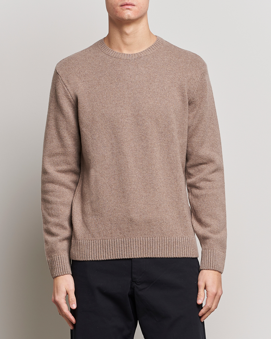 Herre | Colorful Standard | Colorful Standard | Classic Merino Wool Crew Neck Warm Taupe