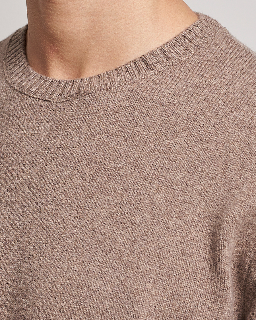 Herre | Trøjer | Colorful Standard | Classic Merino Wool Crew Neck Warm Taupe