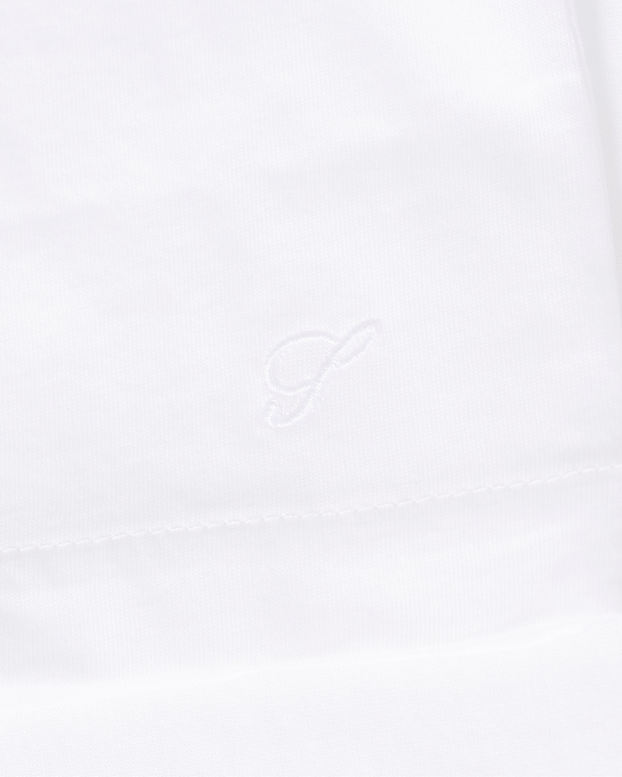Herre | Skjorter | Stenströms | Cotton Popover Poloshirt White