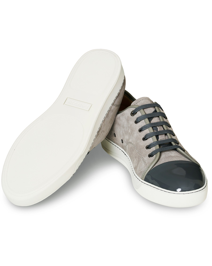 Herre | Sneakers | Lanvin | Patent Cap Toe Sneaker Light Grey
