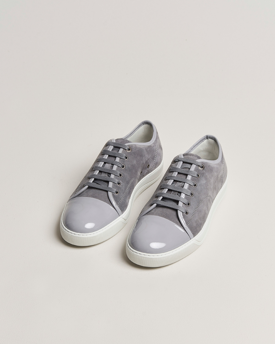 Herre | Sneakers | Lanvin | Patent Cap Toe Sneaker Light Grey