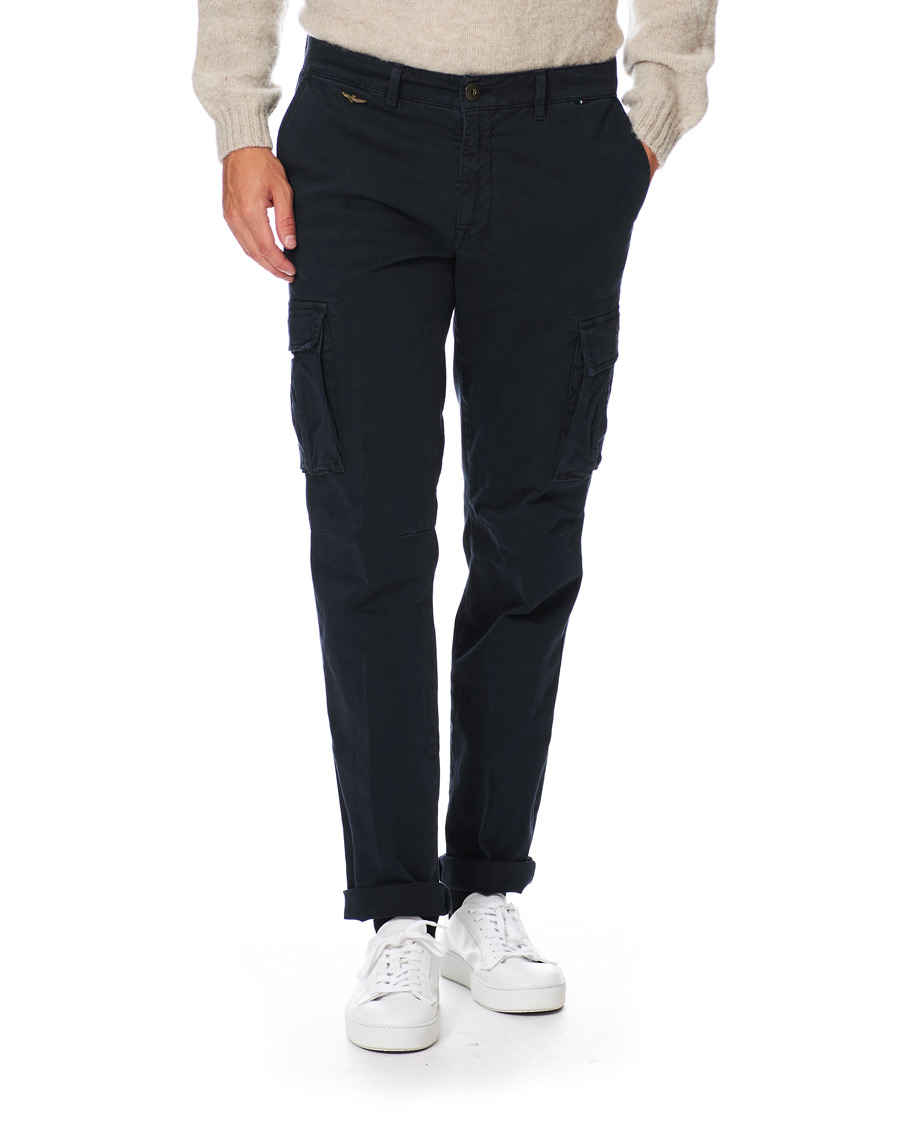 Herre | Bukser | Aeronautica Militare | Cargo Trousers Blue Navy