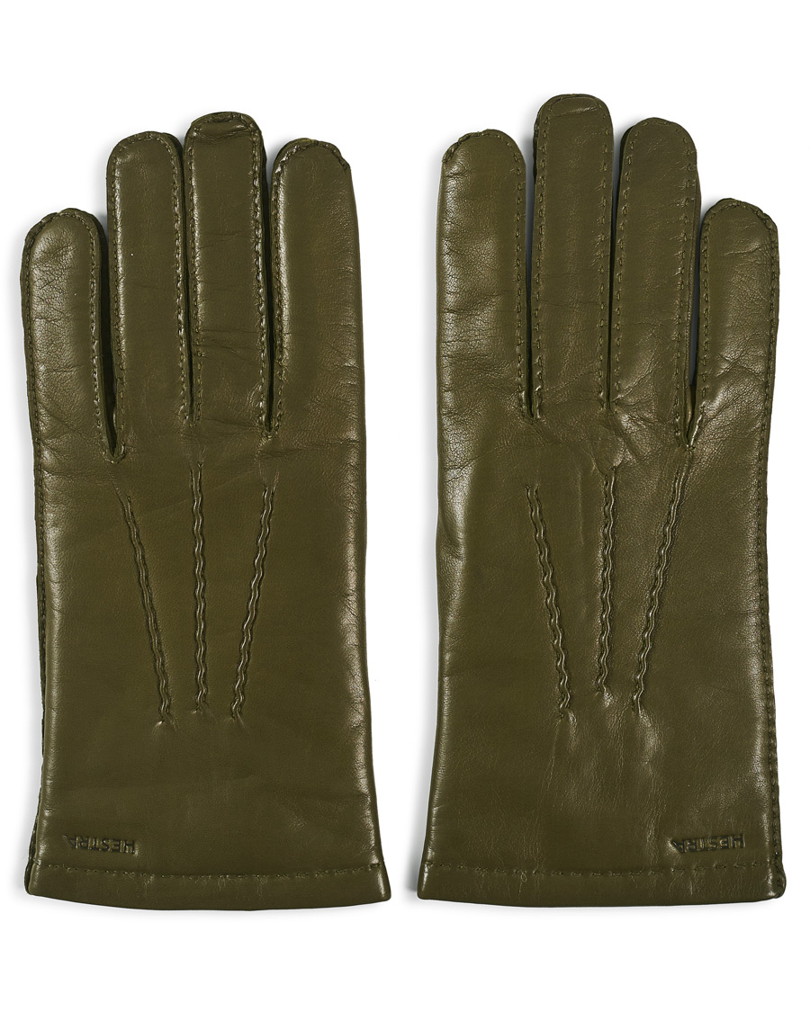 Herre | Hestra Edward Wool Liner Glove Loden | Hestra | Edward Wool Liner Glove Loden