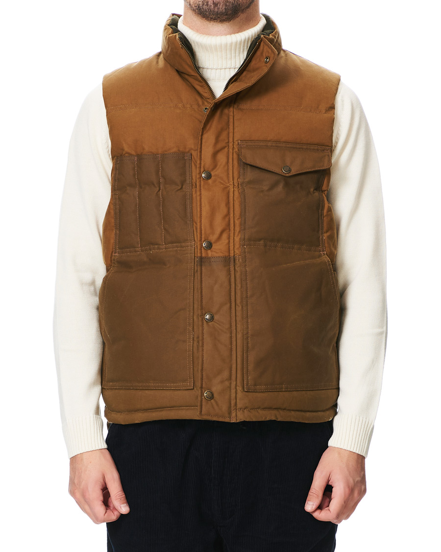 Herre | Jakker | Filson | Down Cruiser Padded Vest Dark Tan
