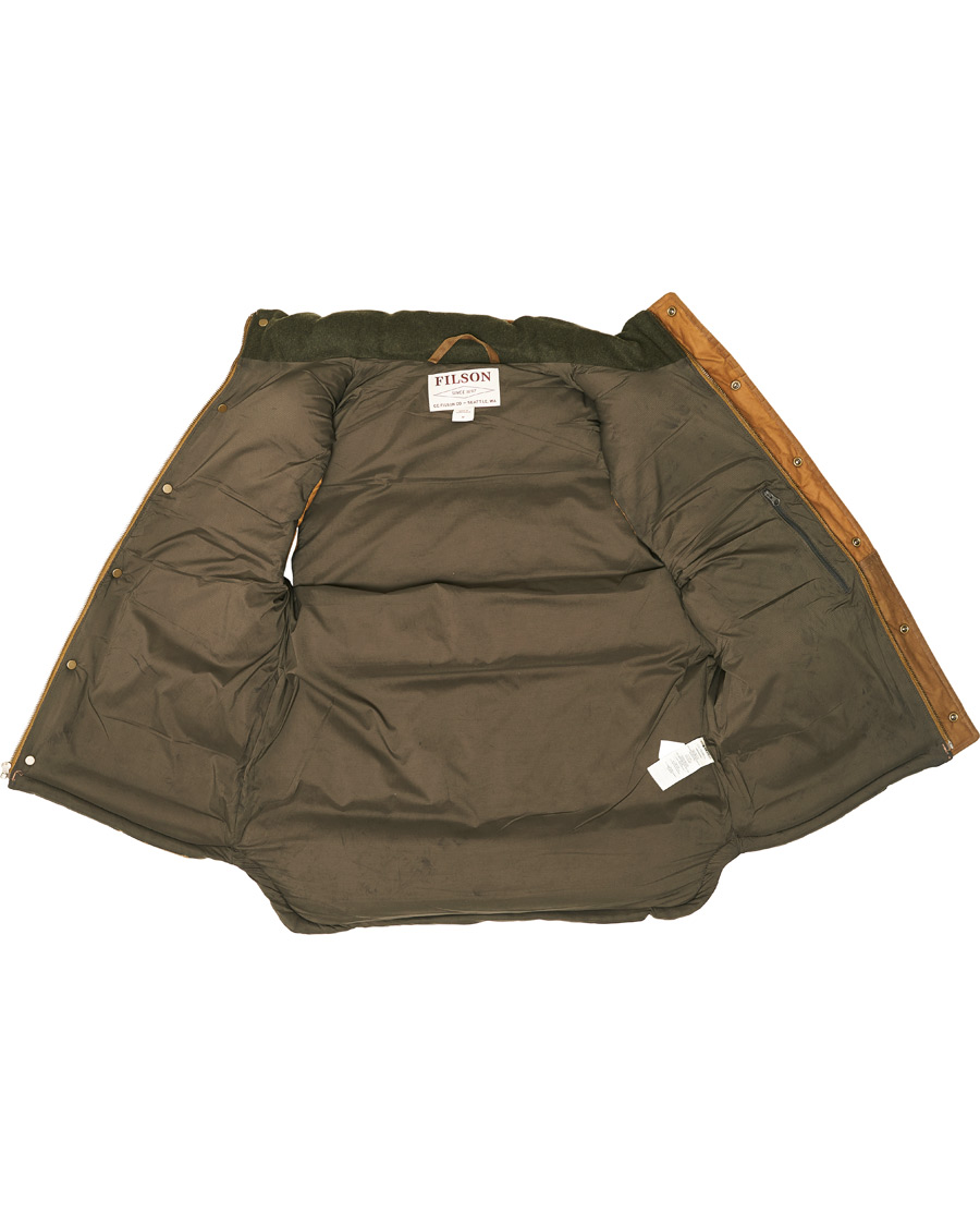 Herre | Jakker | Filson | Down Cruiser Padded Vest Dark Tan