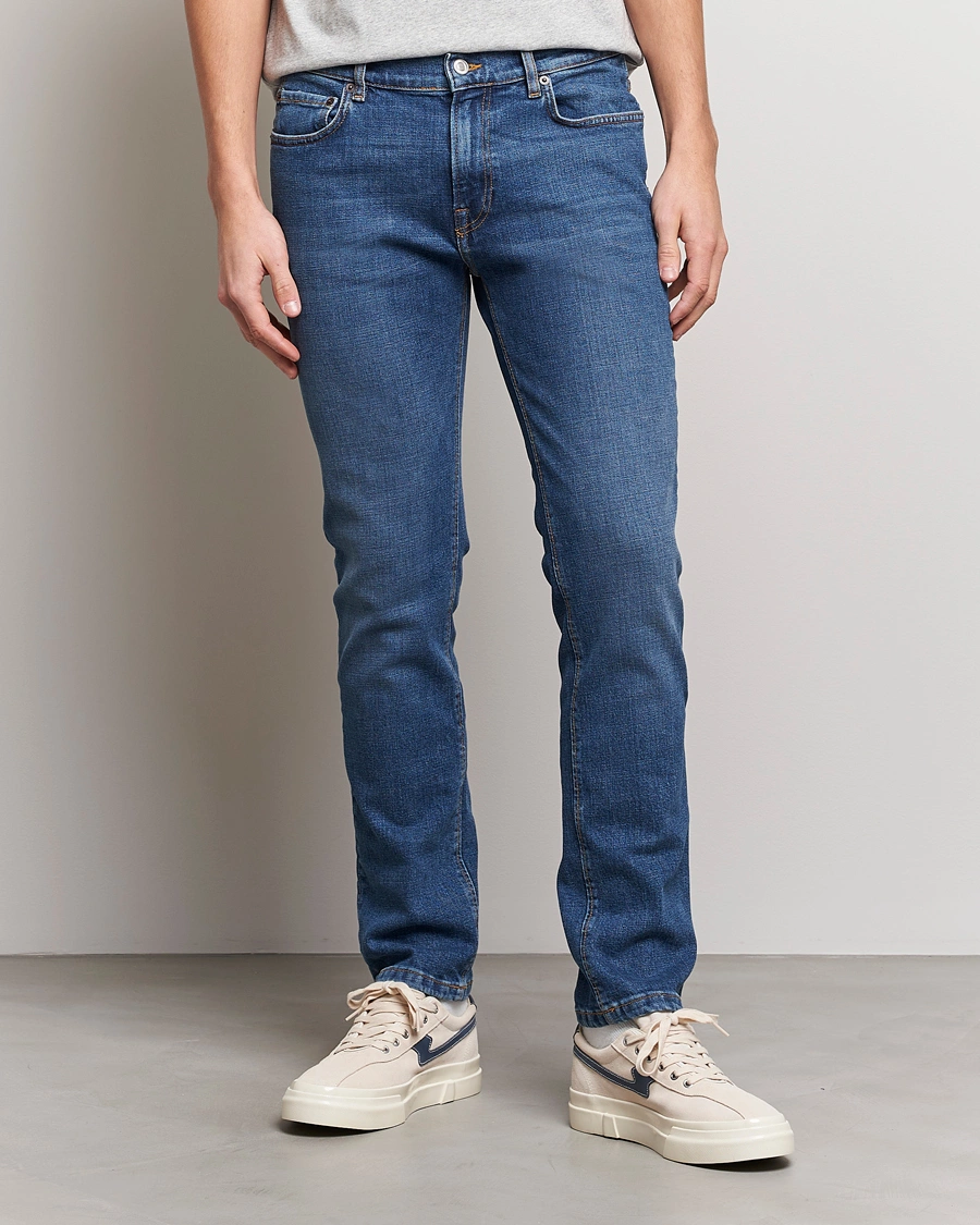 Herre | Slim fit | Jeanerica | SM001 Slim Jeans Mid Vintage