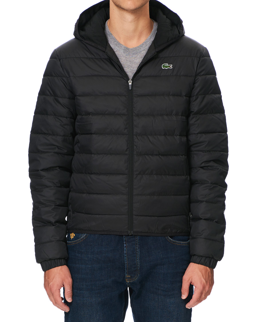 Herre | Jakker | Lacoste | Hooded Jacket Noir