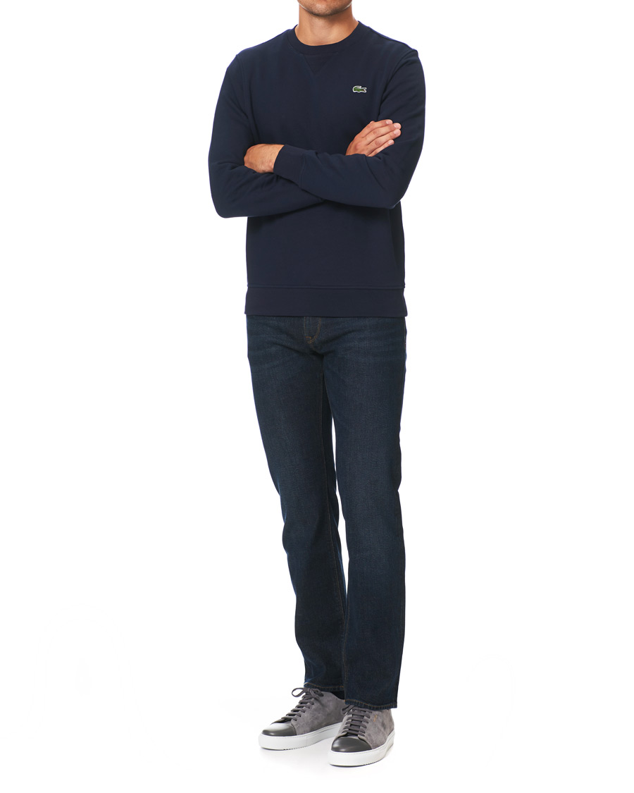 Herre | Trøjer | Lacoste | Crew Neck Sweatshirt Navy Blue