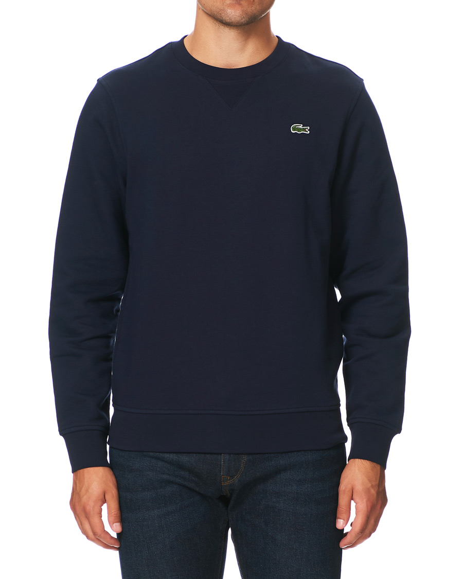 Herre | Training | Lacoste | Crew Neck Sweatshirt Navy Blue