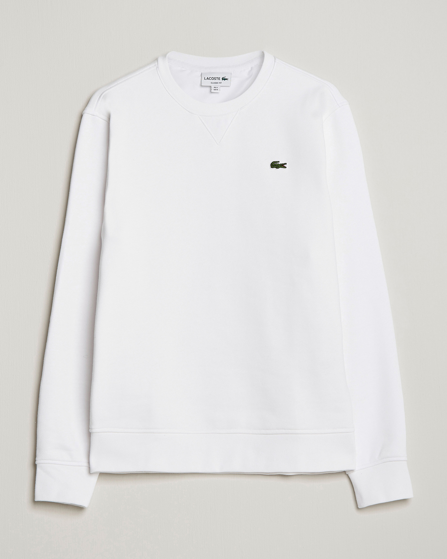Herre | Trøjer | Lacoste | Crew Neck Sweatshirt White