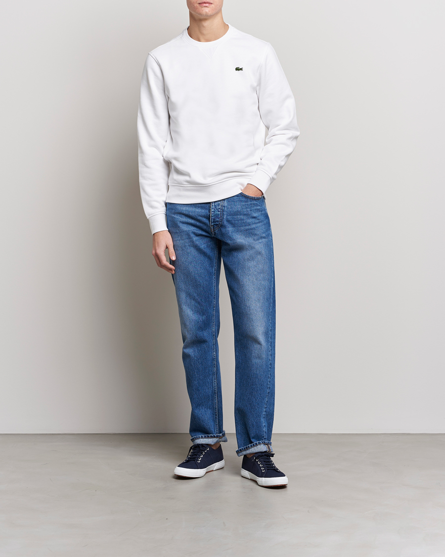 Herre | Trøjer | Lacoste | Crew Neck Sweatshirt White