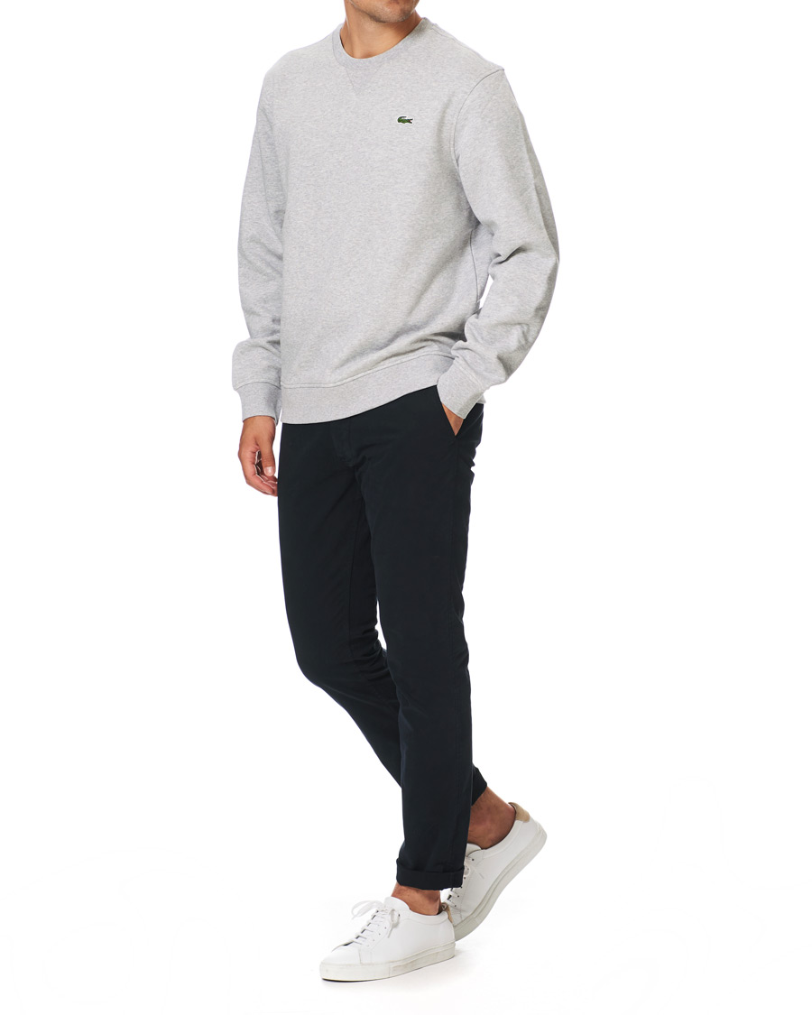 Herre | Trøjer | Lacoste | Crew Neck Sweatshirt Argent Chine