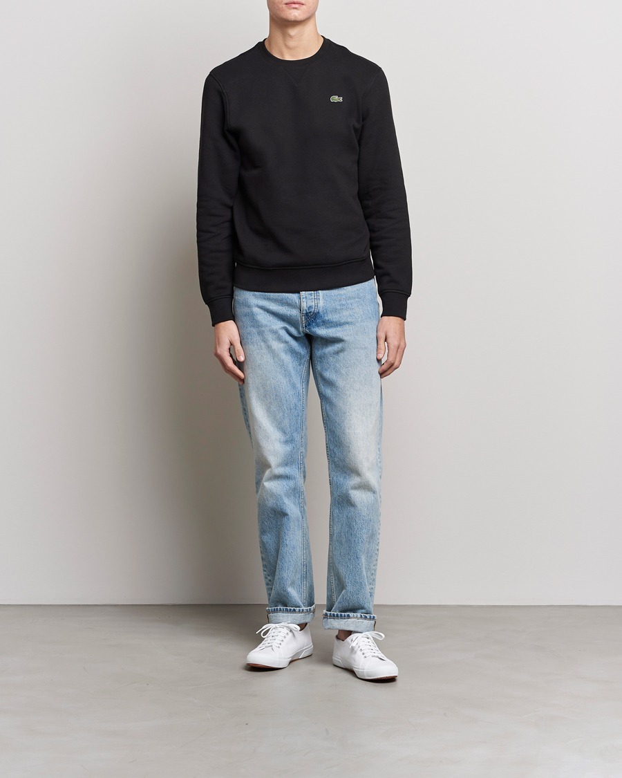 Herre | Trøjer | Lacoste | Crew Neck Sweatshirt Black