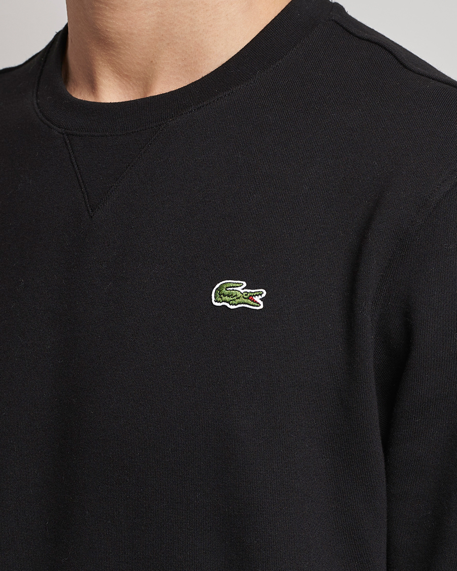 Herre | Trøjer | Lacoste | Crew Neck Sweatshirt Black