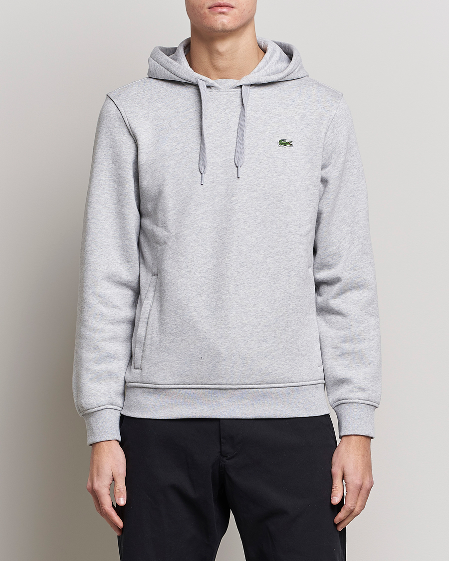 Herre | Training | Lacoste | Hoodie Silver Chine