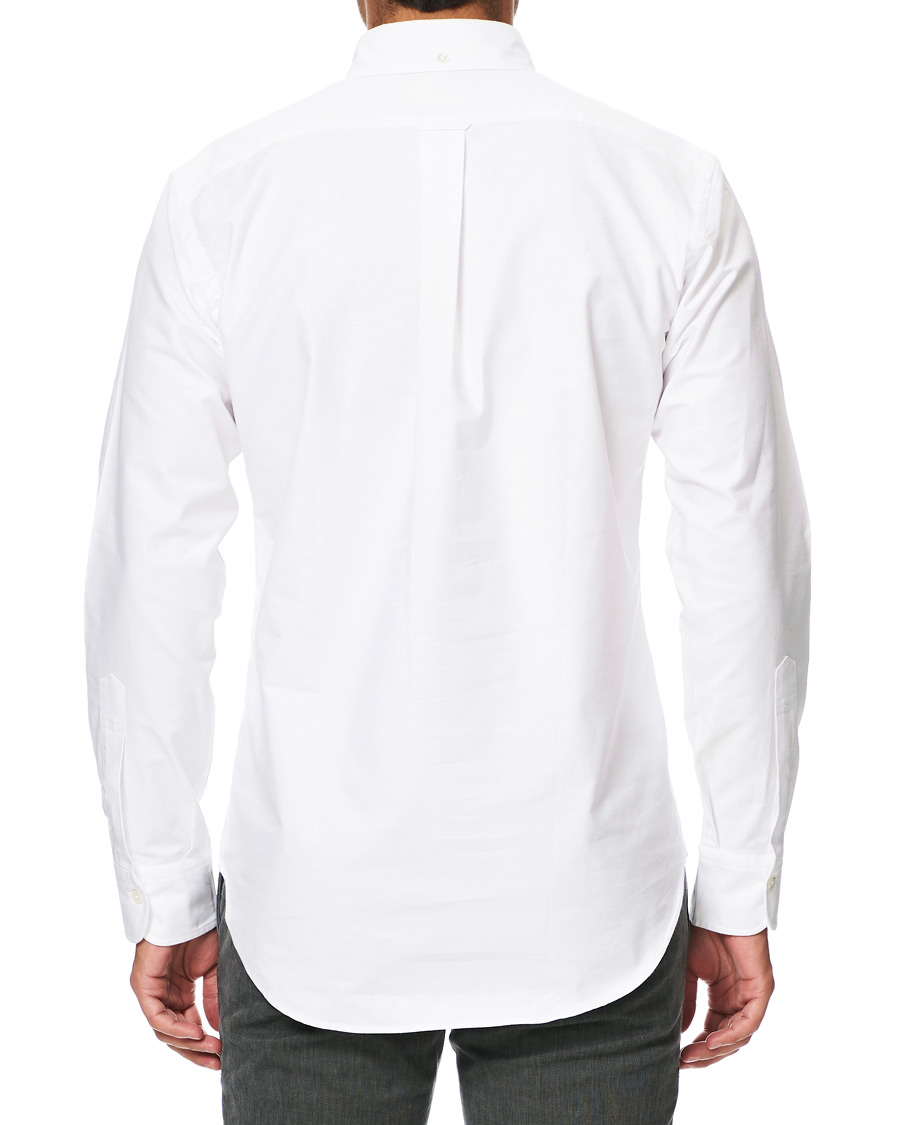 Herre | Skjorter | Kamakura Shirts | Vintage Ivy New York Popover Shirt White