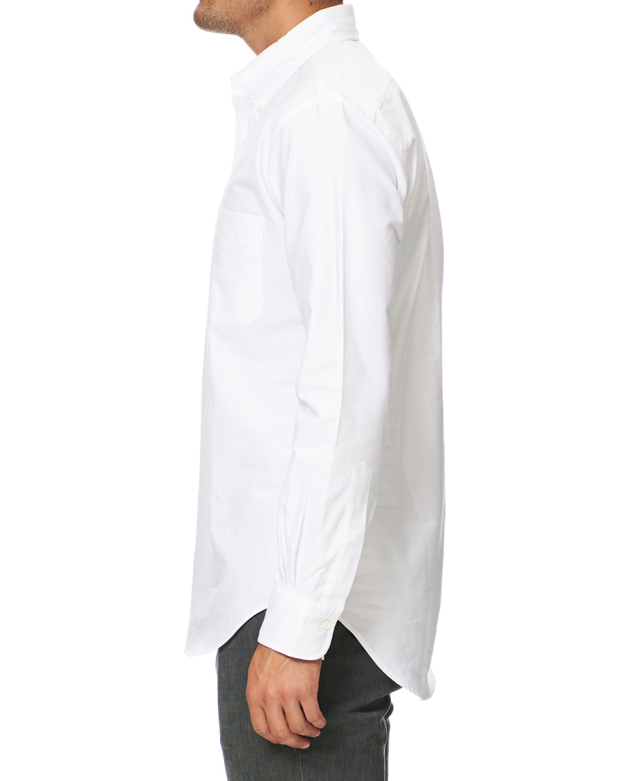 Herre | Skjorter | Kamakura Shirts | Vintage Ivy New York Popover Shirt White