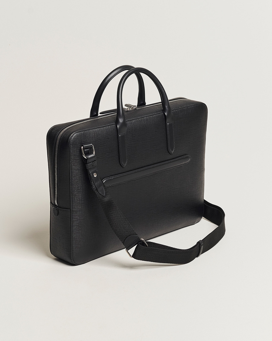 Herre | Tilbehør | Smythson | Panama Lightweight Briefcase Black