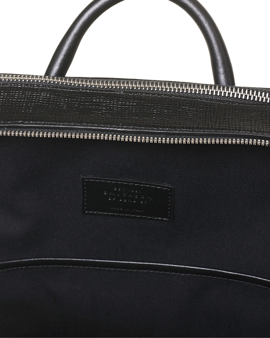 Herre | Smythson Panama Zip Around Backpack Black | Smythson | Panama Zip Around Backpack Black