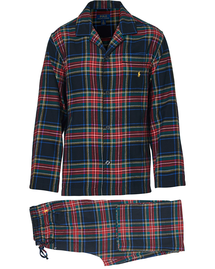 Herre | Pyjamas & Morgenkåber | Polo Ralph Lauren | Flannel Check Pyjama Set Red/Green/Blue