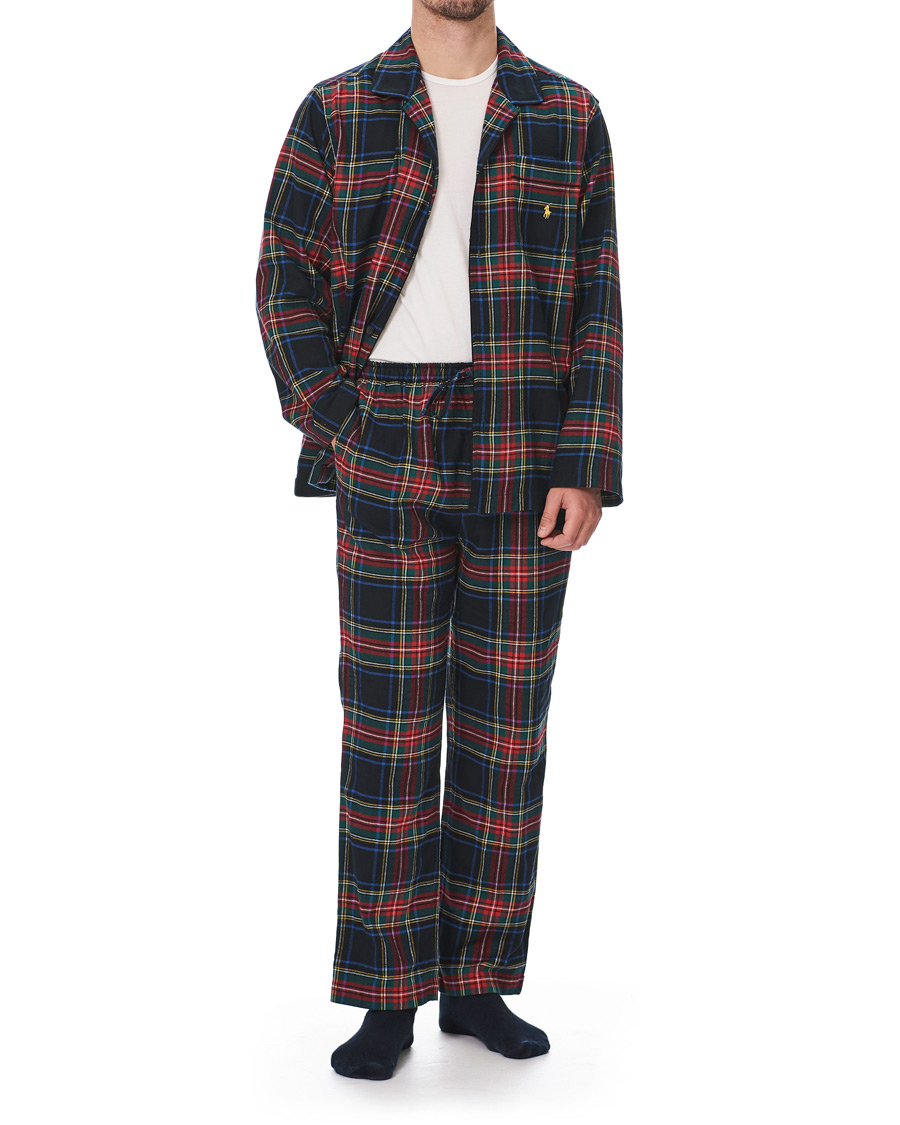 Herre | Pyjamas & Morgenkåber | Polo Ralph Lauren | Flannel Check Pyjama Set Red/Green/Blue