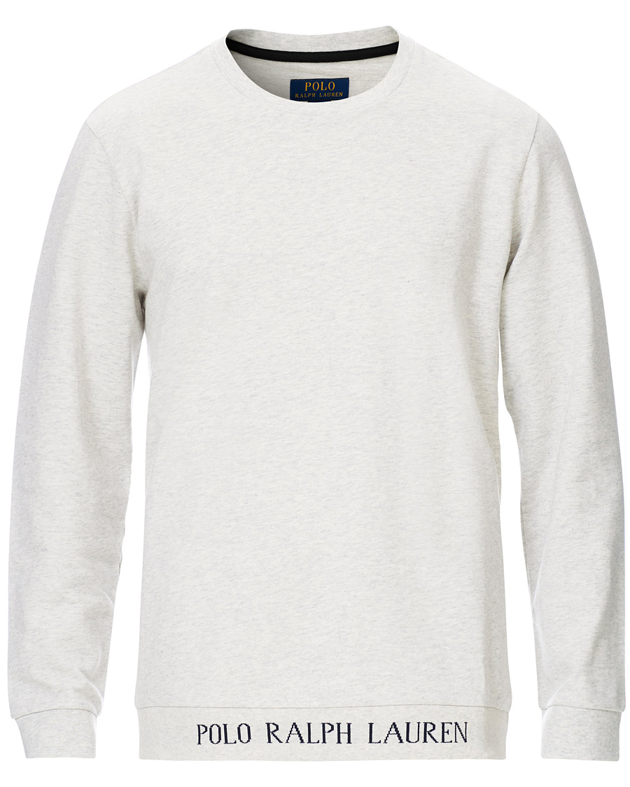 Herre | Trøjer | Polo Ralph Lauren | Logo Crew Neck Sweatshirt Heather Grey