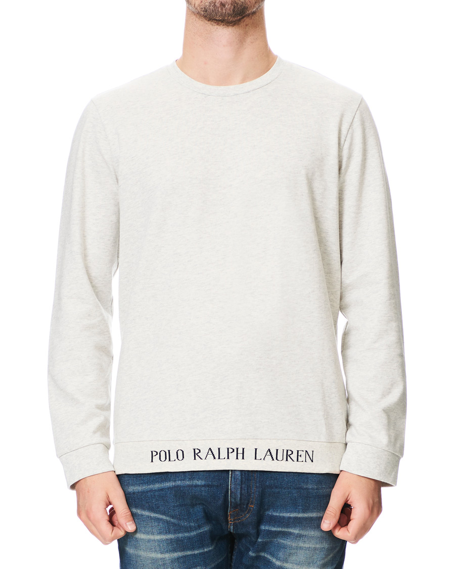 Herre | Trøjer | Polo Ralph Lauren | Logo Crew Neck Sweatshirt Heather Grey